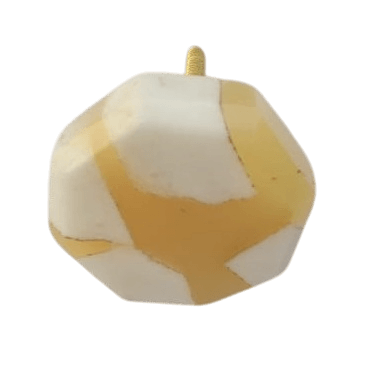 IRON & RESIN MARBLE KNOB (POLISH)